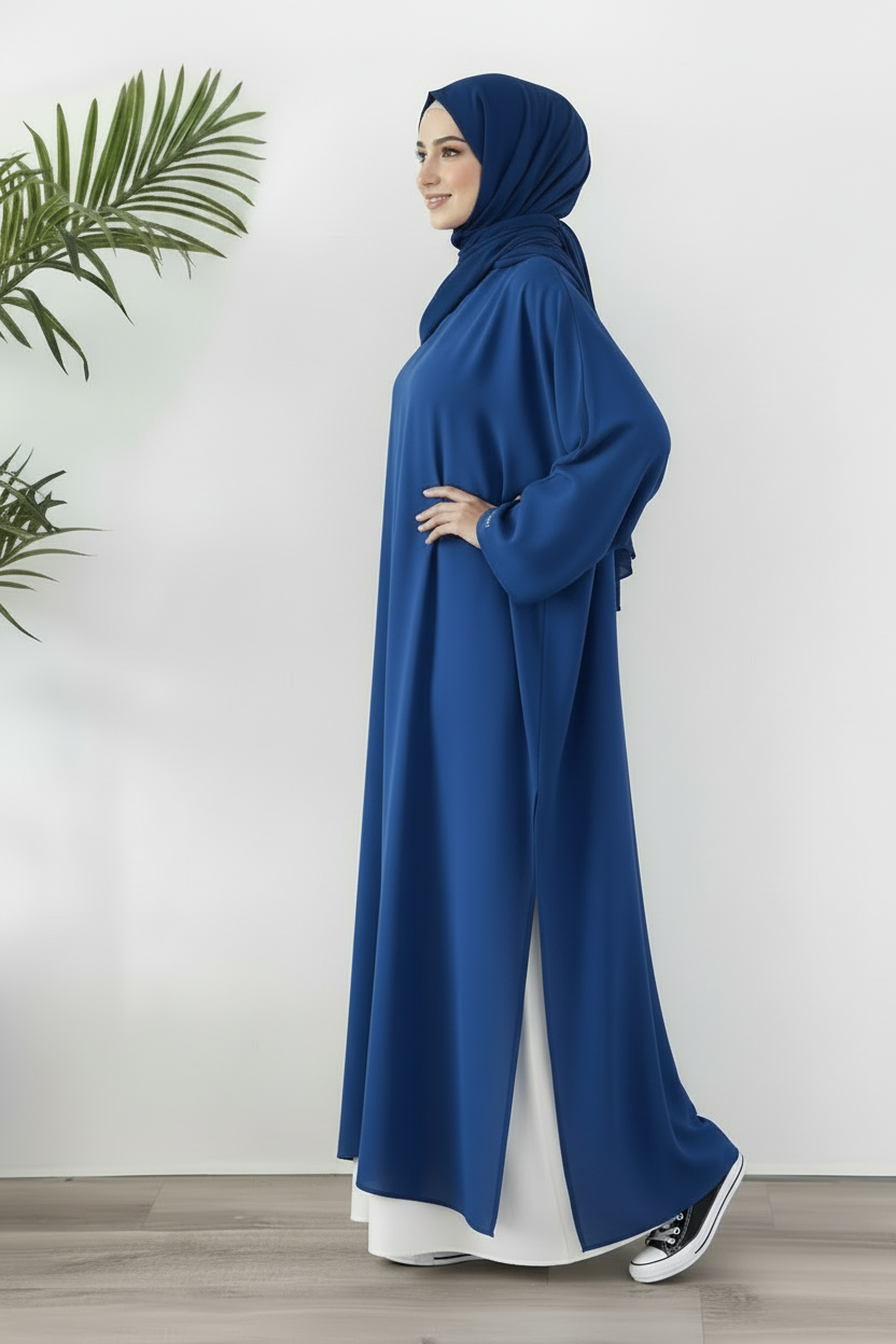 Tunique Longue avec jupe large Bleu Marine