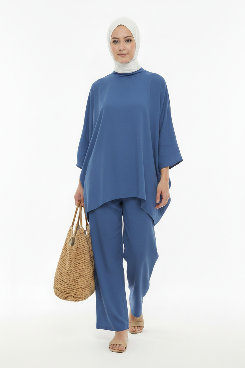 طقم لينان أوفرسايز Ensemble lin oversized