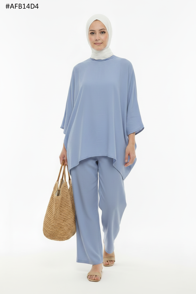 طقم لينان أوفرسايز Ensemble lin oversized