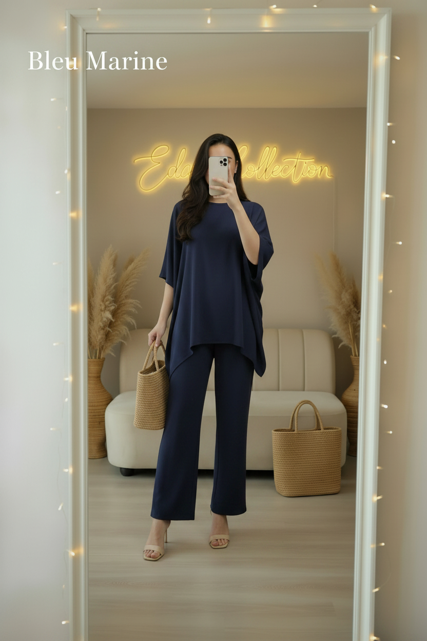 طقم لينان أوفرسايز Ensemble Summer lin oversized