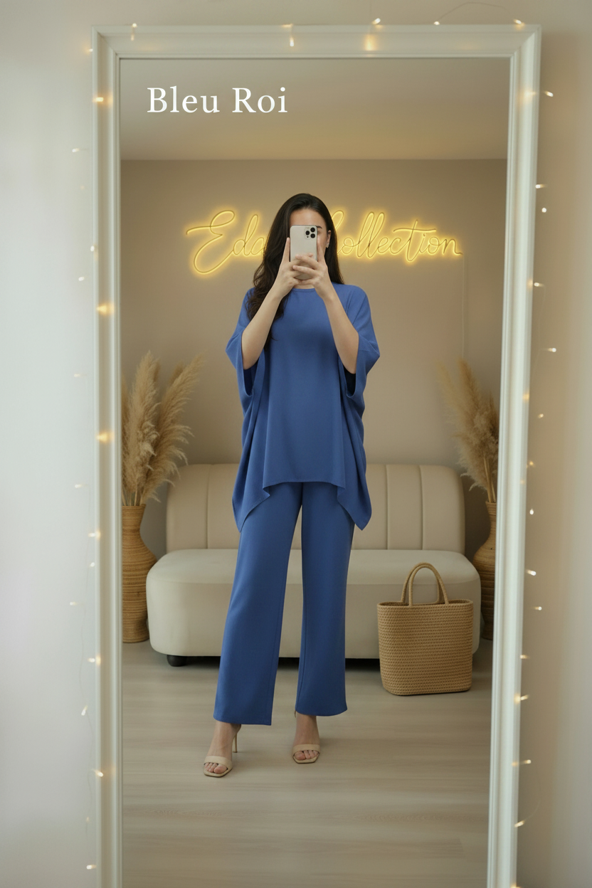طقم لينان أوفرسايز Ensemble Summer lin oversized