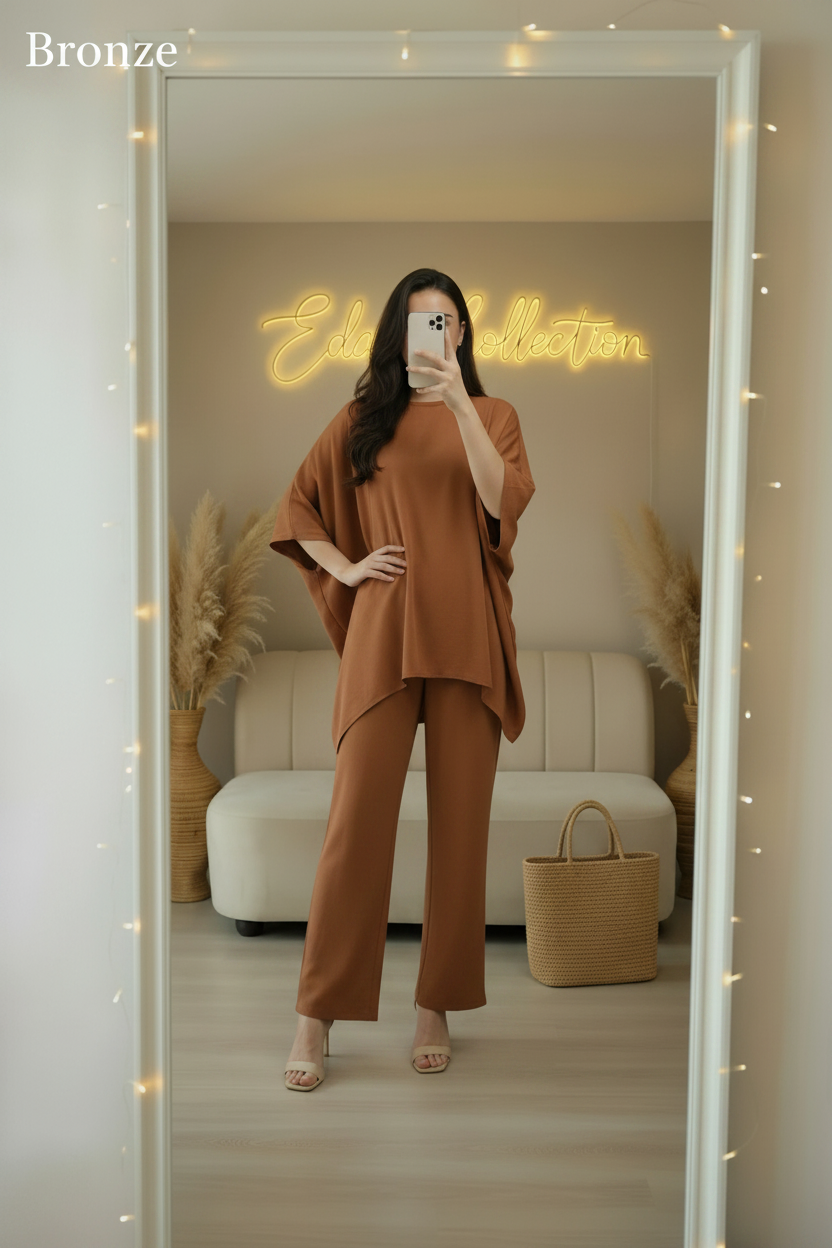 طقم لينان أوفرسايز Ensemble Summer lin oversized