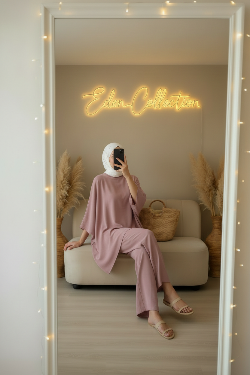 طقم لينان أوفرسايز Ensemble lin oversized