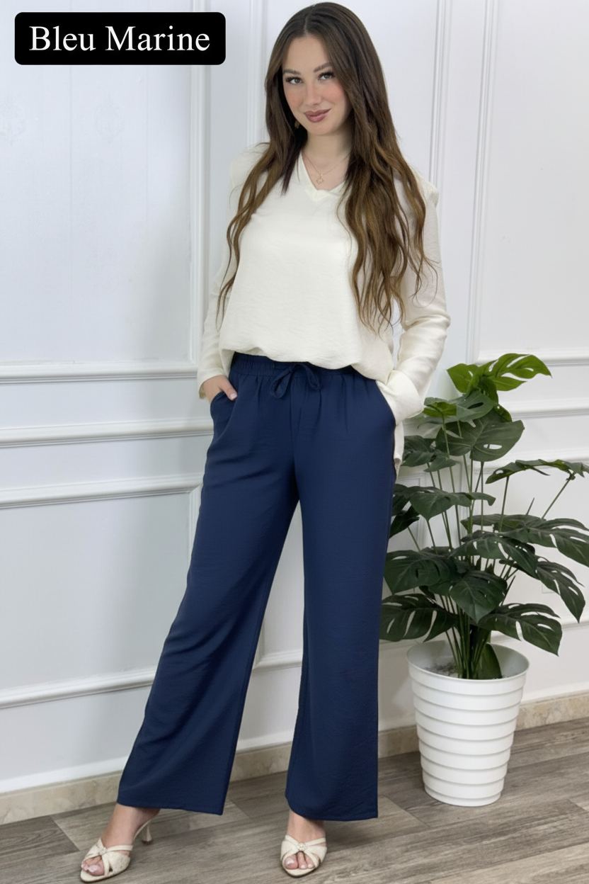 Pantalon Bleu Marine