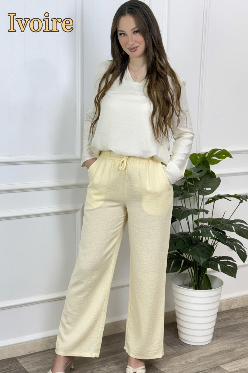 Pantalon Ivoire