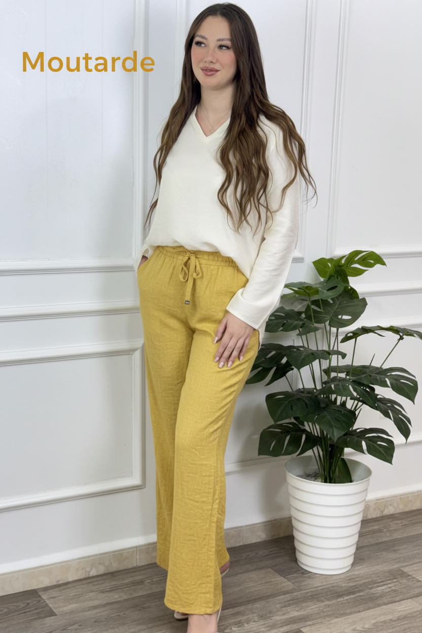 Pantalon Moutarde