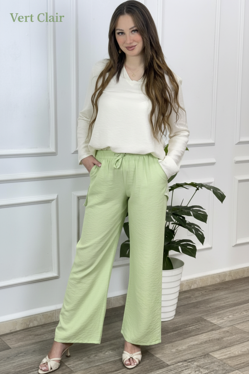 Pantalon Vert Clair