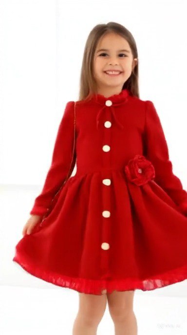 Robe fillette velour dentelle