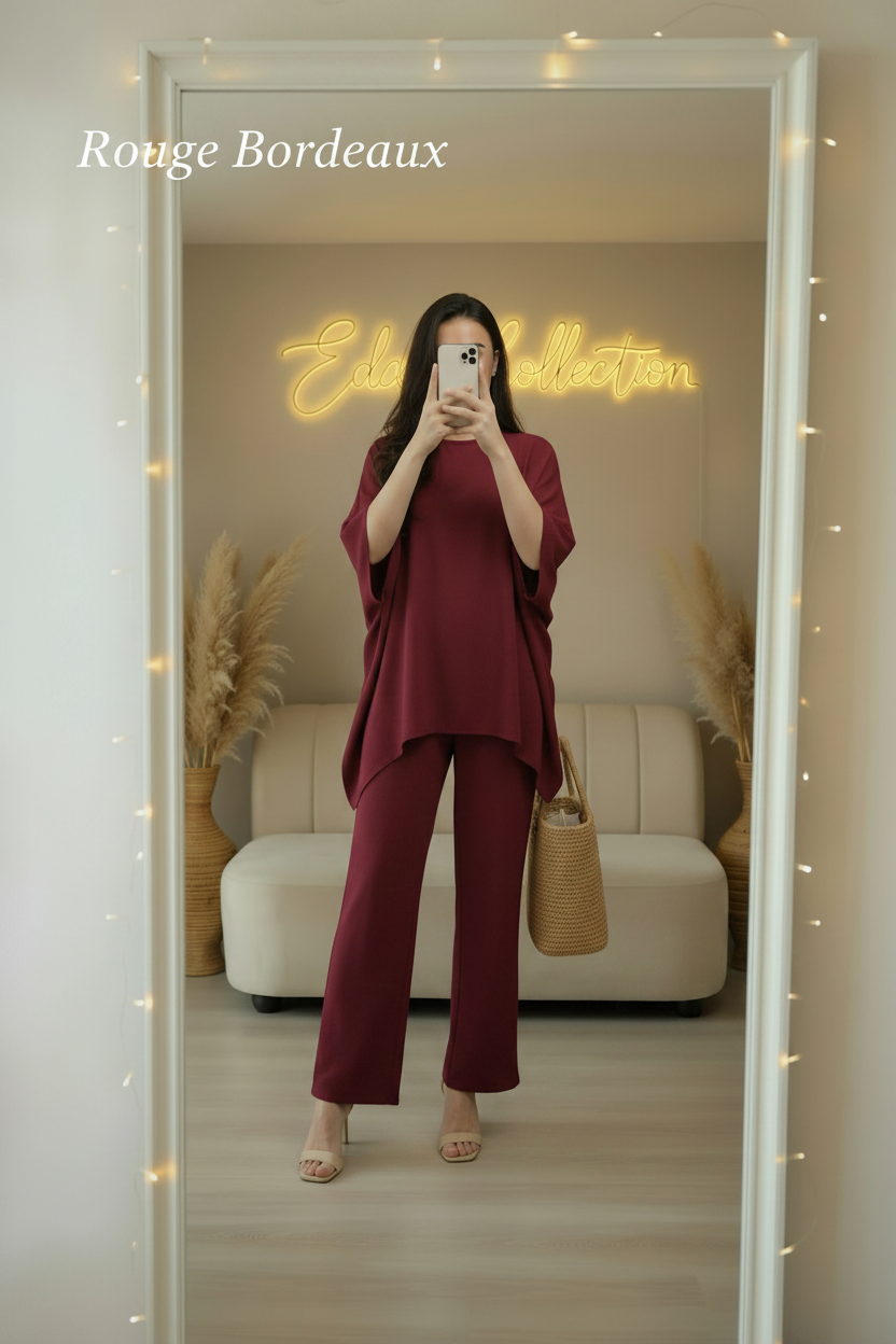 طقم لينان أوفرسايز Ensemble Summer lin oversized
