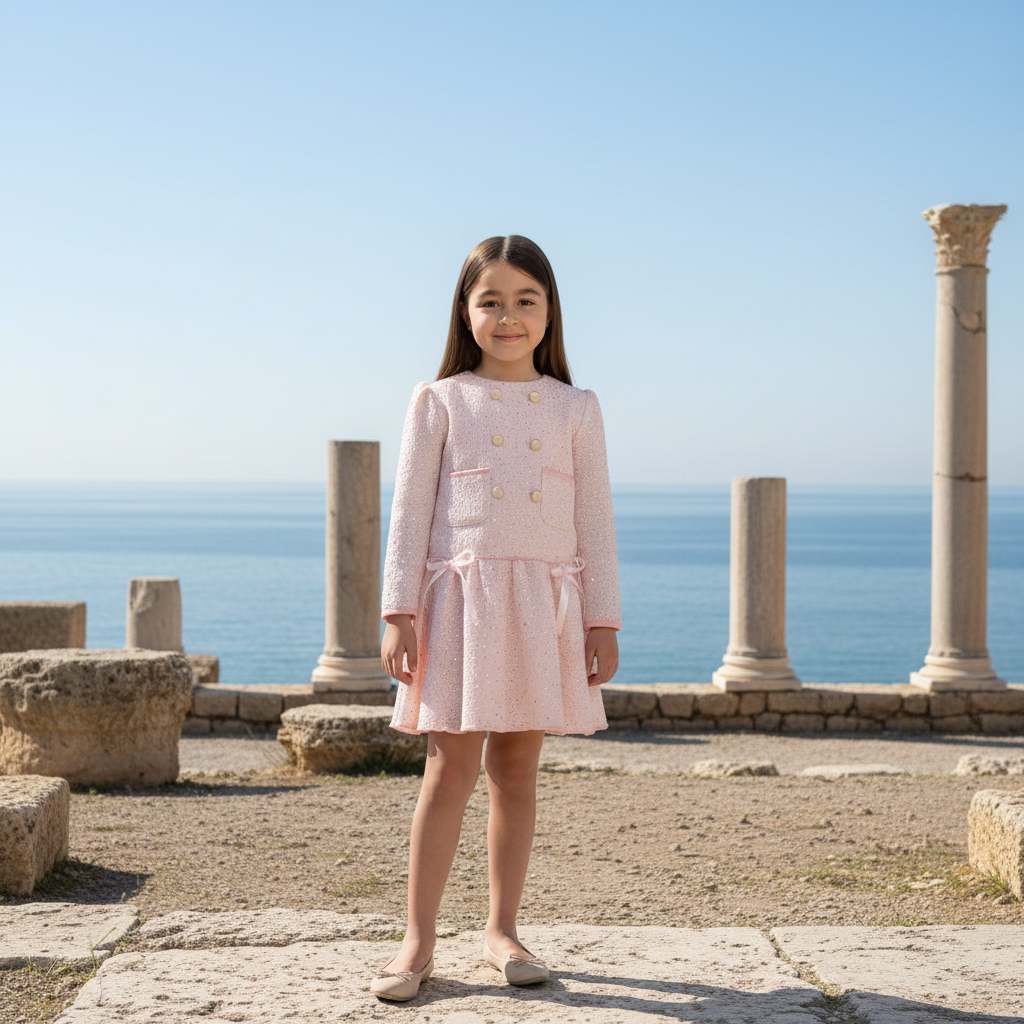 Ensemble Chanel luxe strass-Rose