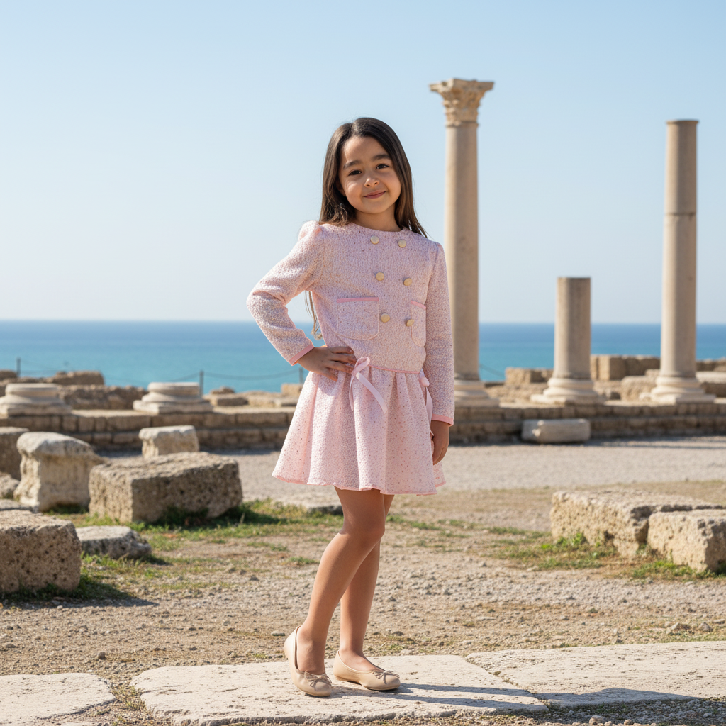 Ensemble Chanel luxe strass-Rose